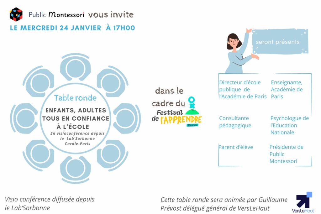 Table Ronde Visuel Replay en ligne de la Table ronde – Enfants, adultes tous en confiance ...